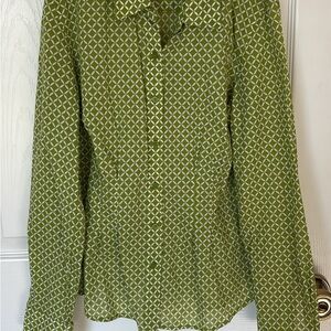 Jones New York Olive Diamond Skirt